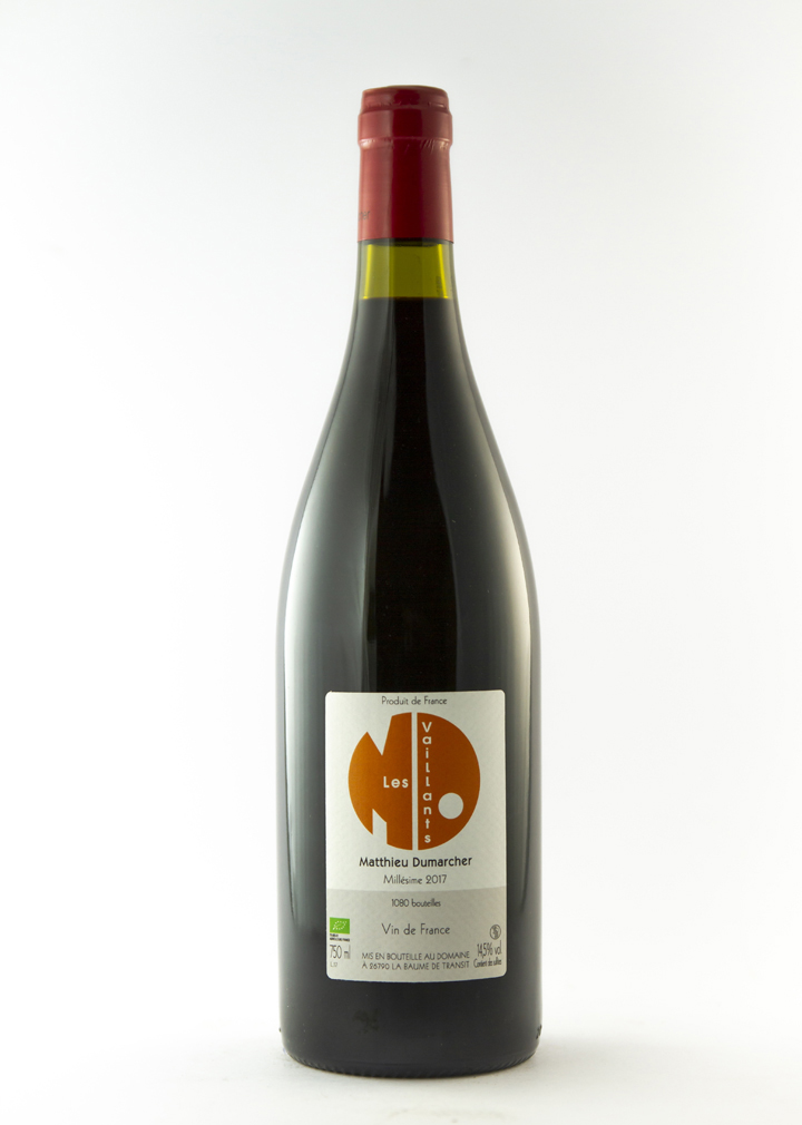 Vin de France Matthieu Dumarcher Vaillants BIO 2017 75 cl Rouge