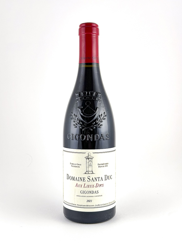 Gigondas Santa Duc Aux lieux dits, BIO, Biodynamie 2021 75 cl Rouge