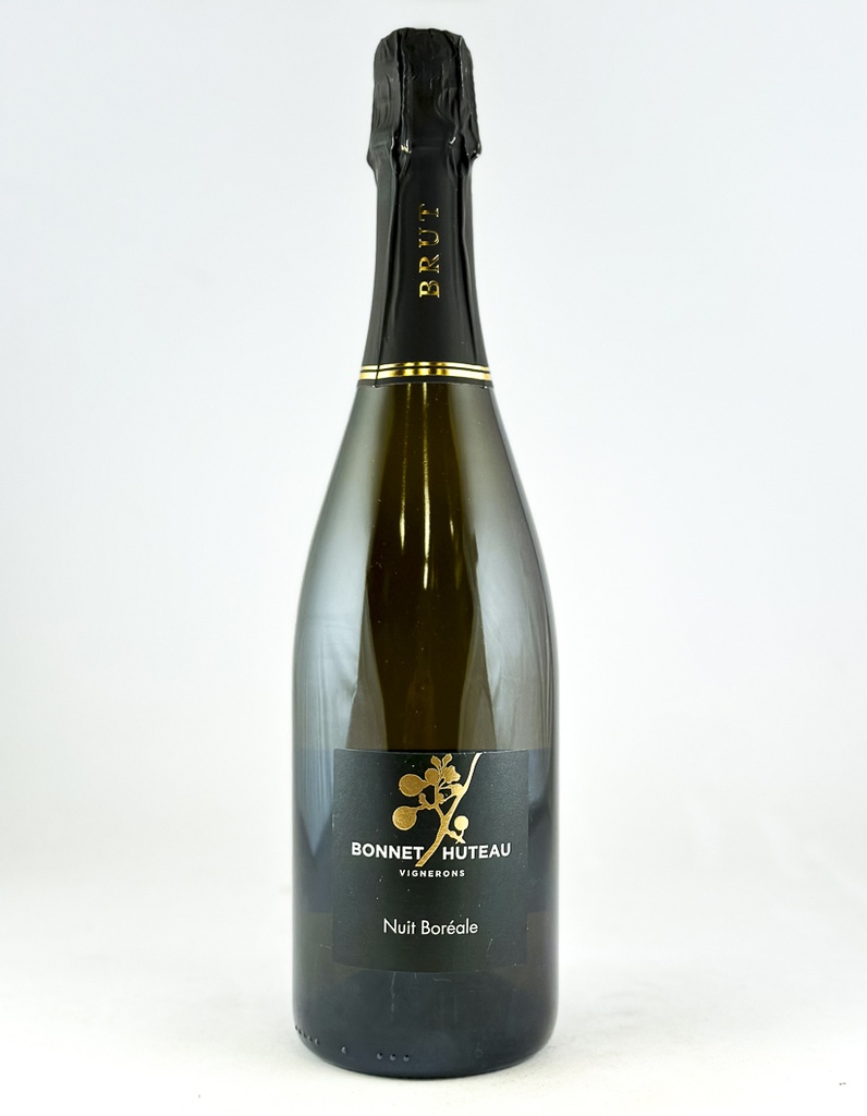 Méthode traditionnelle Brut Bonnet-Huteau Nuit Boréale BIO, Bio Dynamie 75 cl Bulles - Blanc