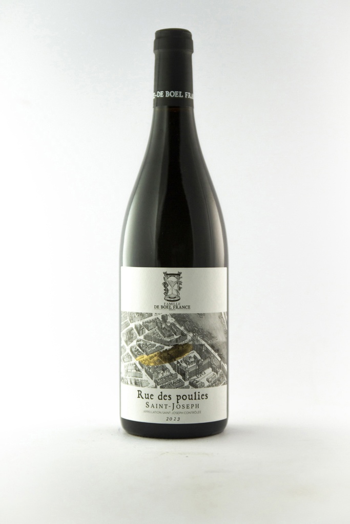 Saint Joseph de boel france Rue des Poulies  BIODYNAMIE 2023 75 cl Rouge