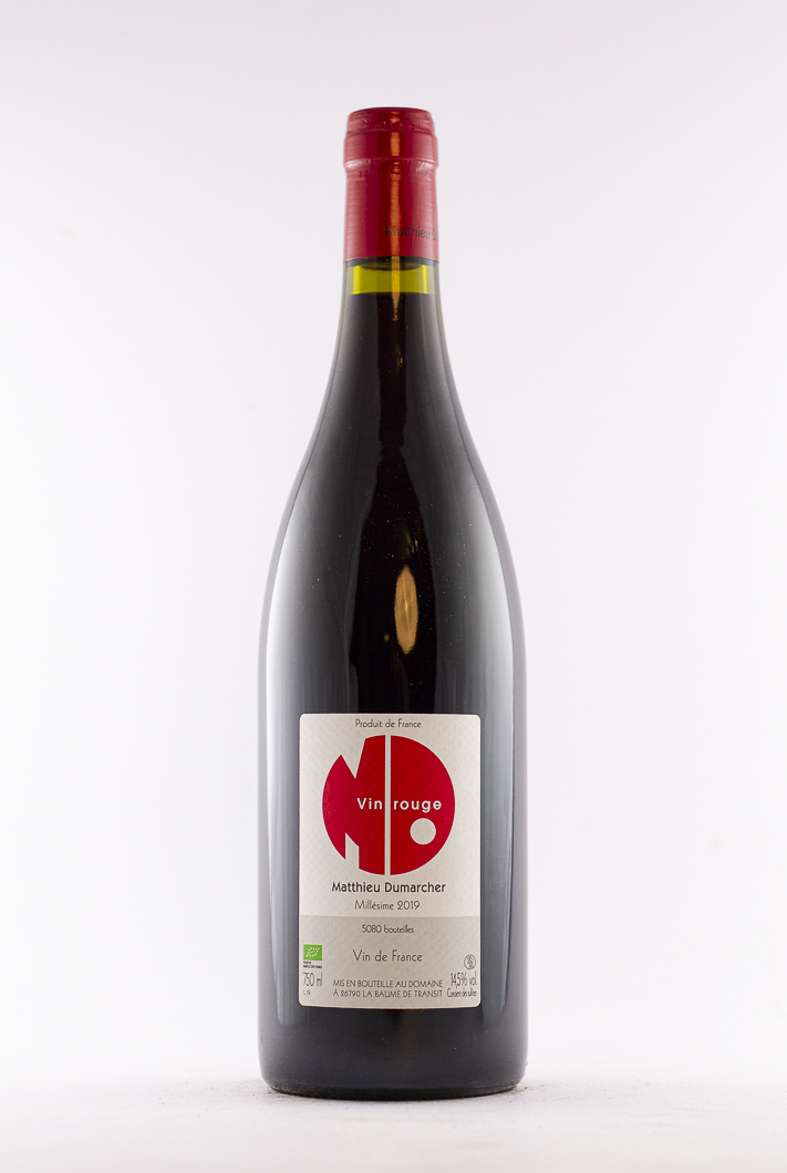 cdr la baume de transit Matthieu Dumarcher vin Rouge BIO 2019 75 cl Rouge