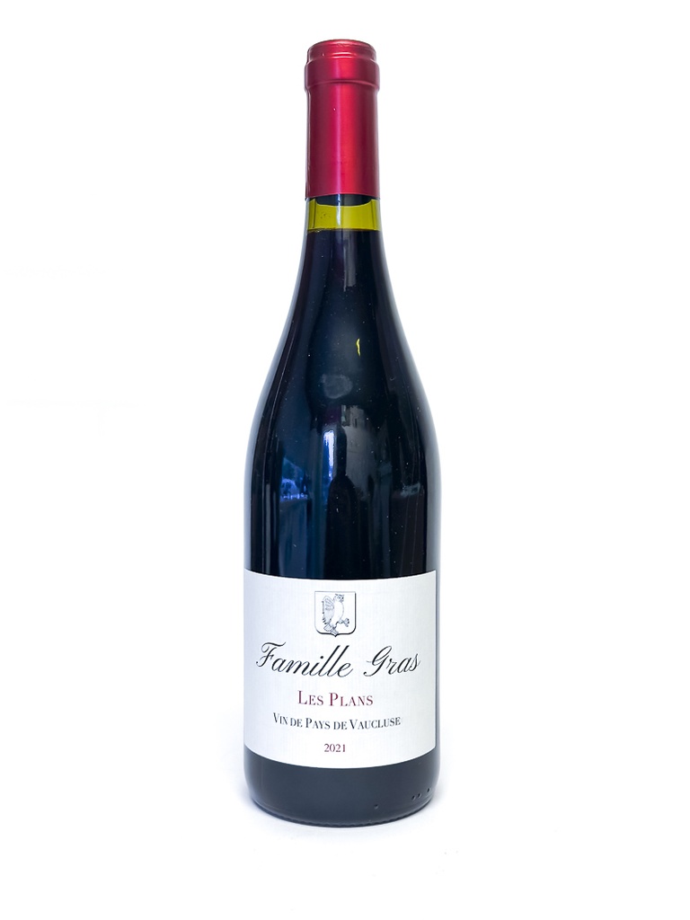 Vin de pays du Vaucluse Famille Gras Les Plans 2021 75 cl Rouge