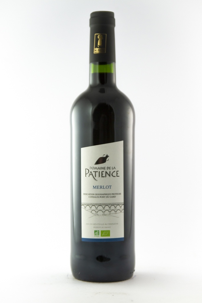 IGP Pont du Gard La Patience Merlot BIO 2021 75 cl Rouge