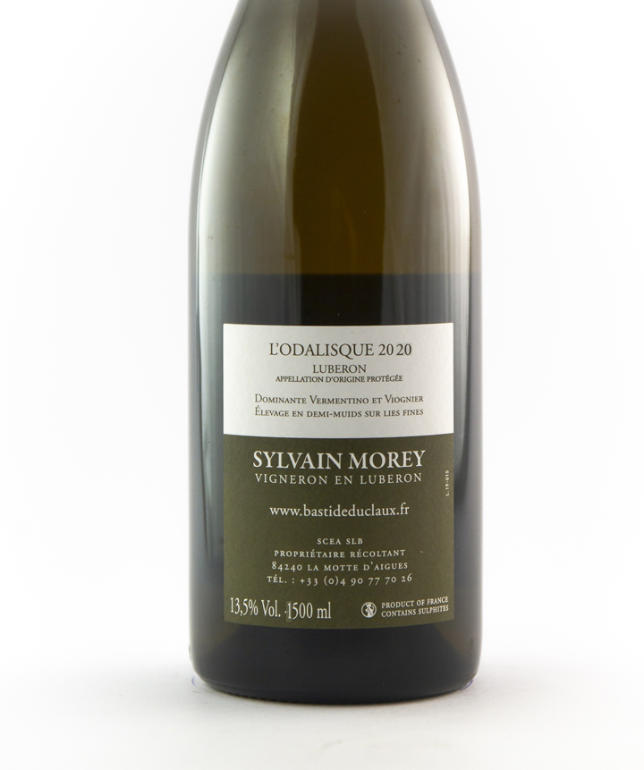 AOC Lubéron La Bastide du Claux L'Odalisque 2020 150 cl Blanc