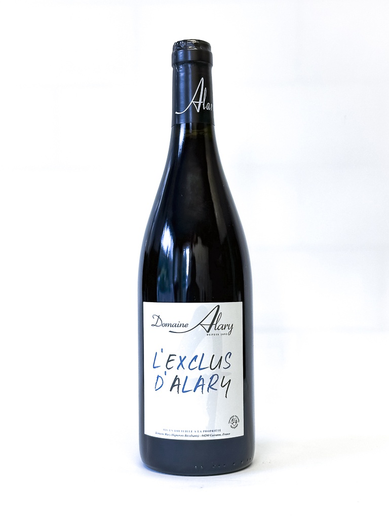 Vin de Principauté d'Orange Denis et Daniel Alary  L'Exclus BIO 2022 75 cl Rouge