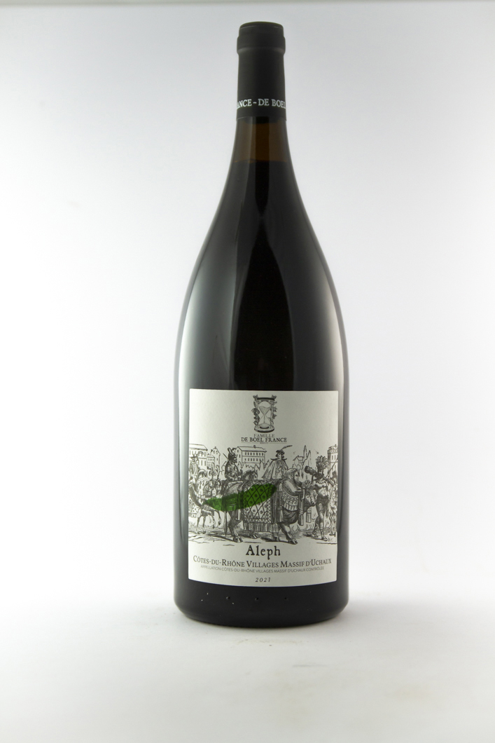 CDR Villages -  Massif d'uchaux de boel france ALEPH BIO BIODYNAMIE 2022 150 cl Rouge