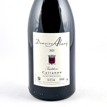 Cairanne Denis et Daniel Alary  Cairanne Tradition BIO 2021 50 cl Rouge