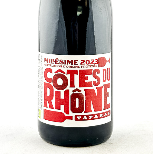 Côtes du Rhône les Vignerons d'Estezargues TAPARAS BIO 2023 75 cl Rouge