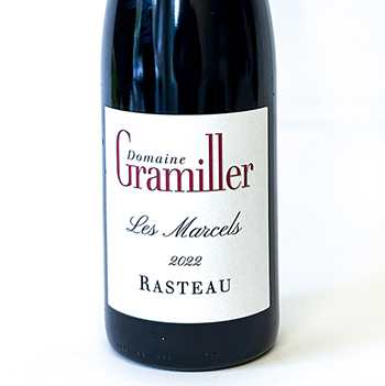 AOP cdr  Gramiller Rasteau les marcels 2022 75 cl Rouge