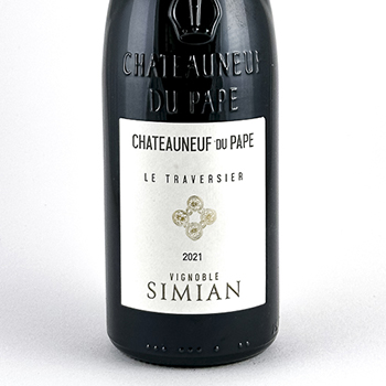 Châteauneuf du pape Simian Traversier BIO 2021 75 cl Rouge