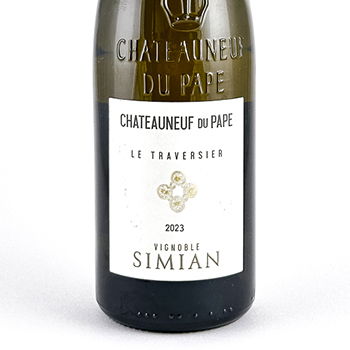 Châteauneuf du pape Simian Traversier BIO 2023 75 cl Blanc