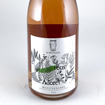 IGP mediterranée De boel France Je vous adore BIO 2022 150 cl Rosé