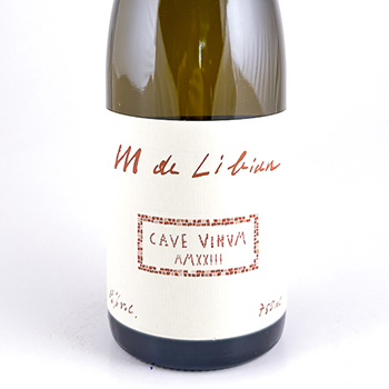 VDF Mas de Libian cave vinum BIO 2023 75 cl Blanc