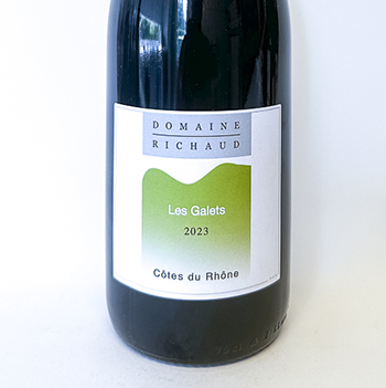 côte du rhône Richaud Les Galets, BIO 2023 75 cl Rouge