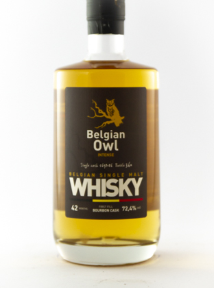 whisky Belgian Owl intense brut de fût 50 cl