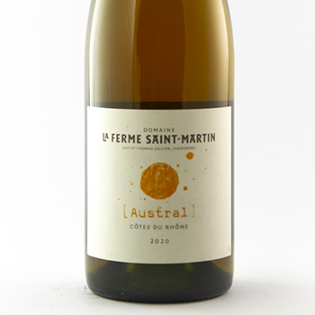 Beaumes de Venise La Ferme Saint-Martin Austral, macération BIO 2020 75 cl Orange