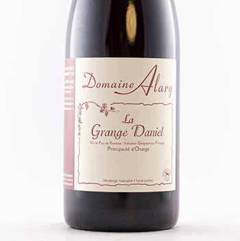 Vin de Principauté d'Orange Denis et Daniel Alary  La Grange Daniel BIO 2023 75 cl Rouge