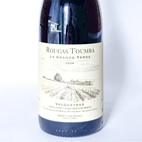 Vacqueyras Roucas Toumba La Grande Terre BIO 2024 75 cl Rouge