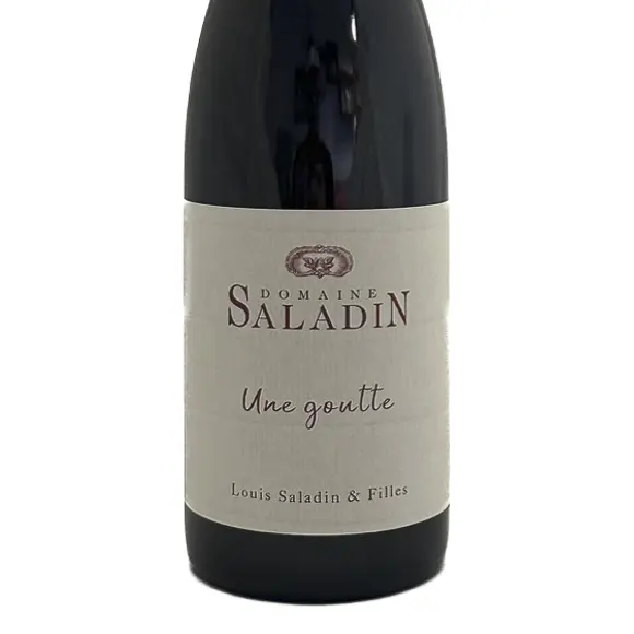 Côtes du Rhône Domaine Saladin UNE GOUTTE bio biodynamie 2025 75 cl Rouge