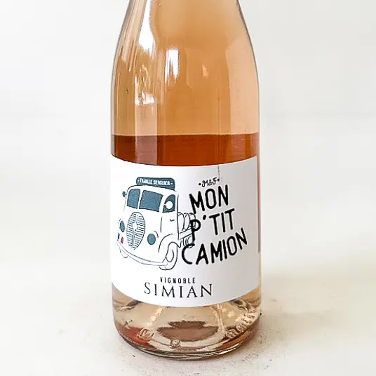 Vin de France Simian mon petit camion BIO ,BIODYNAMIE 2025 75 cl Rosé