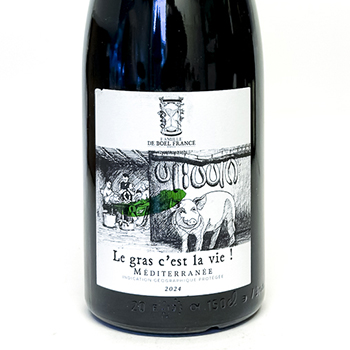 IGP mediterranée de boel france le gras c'est la vie BIO 2024 150 cl Rouge