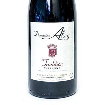 Cairanne Denis et Daniel Alary  Cairanne Tradition BIO 2023 75 cl Rouge