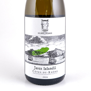 Côtes du Rhône de boel france jasus lalandii BIODYNAMIE 2025 75 cl Blanc