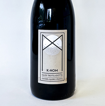 AOC Cahors Clos Troteligotte K-nom BIO 2025 75 cl Rouge