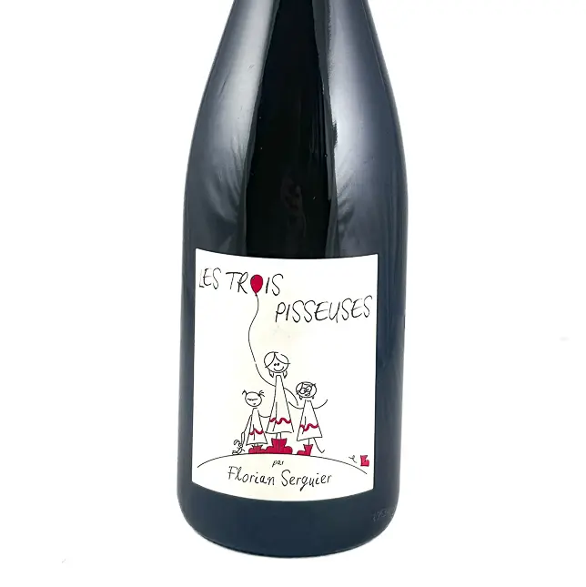 Vin de France Simian les 3 pisseuses PET'NAT bio 2025 75 cl Bulles - Blanc