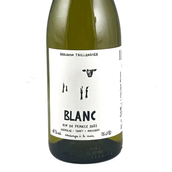 Vin de France Languedoc Taillandier Blanc, Bio 2025 75 cl Blanc