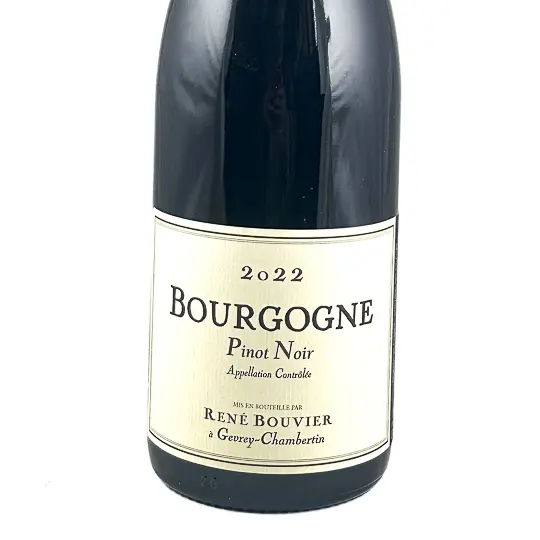 Bourgogne Pinot Noir René Bouvier Pinot Noir 2022 75 cl Rouge