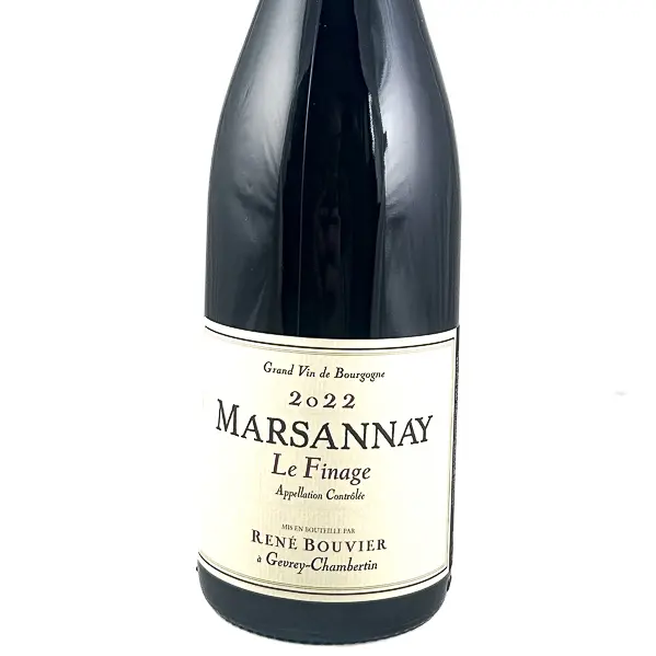 Bourgogne Marsannay René Bouvier Finage 2022 75 cl Rouge