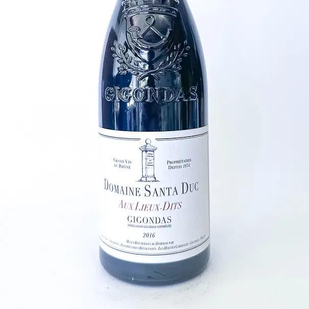 Gigondas Santa Duc Aux lieux dits, BIO, Biodynamie 2016 75 cl Rouge