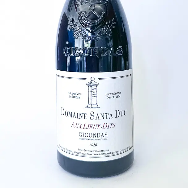 Gigondas Santa Duc Aux lieux dits, BIO, Biodynamie 2020 150cl Rouge