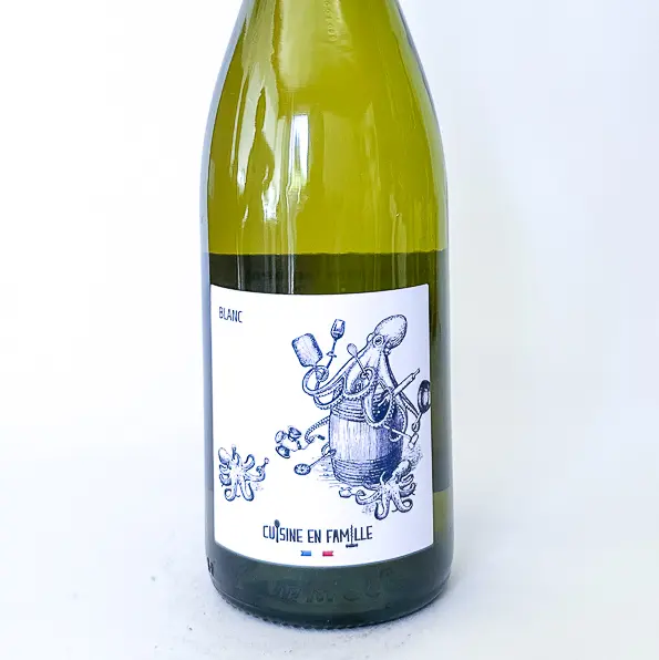 Vin de France Cuisine en Famille Les bras m'en tombent BIO 2025 75 cl Blanc