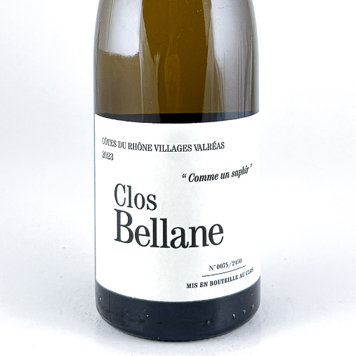 CDR Villages - Valréas Clos Bellane COMME UN SAPHIR BIO 2023 75 cl Blanc