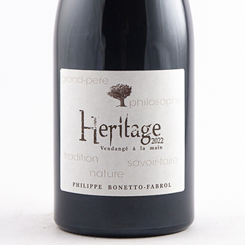 Grignan-Les-Adhémar Bonetto Fabrol Héritage BIO 2023 75 cl Rouge