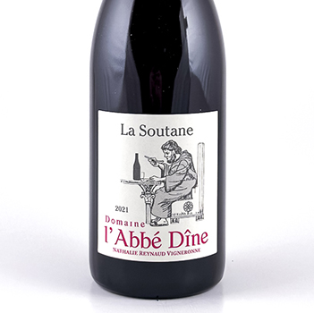 vin de pays L'Abbé Dine la soutane HVE 2021 75 cl Rouge