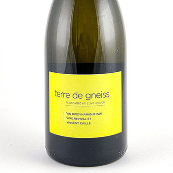AOP Muscadet sur Lie Le fay d'homme, Vincent caille Terre de Gneiss, Bio, Biodynamie 2023 75 cl Blanc
