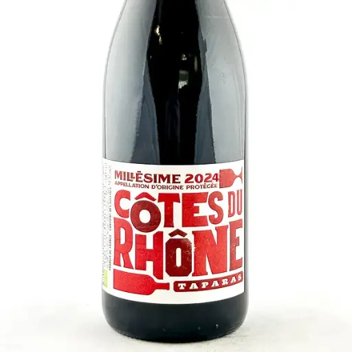 Côtes du Rhône Les Vignerons d'Estezargues TAPARAS BIO 2024 75 cl Rouge