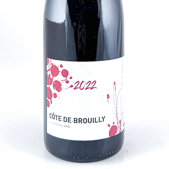Beaujolais AOC  Alex Foillard cote de Brouilly, Nature, Bio 2022 75 cl Rouge