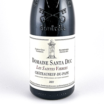 Châteauneuf du pape Santa Duc Les Saintes Vierges, BIO, Biodynamie 2021 75 cl Rouge