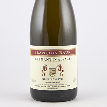 Crémant d'Alsace Baur Brut Réserve  75 cl Bulles - Blanc