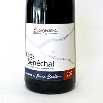 Loire, Bourgueil AOC Breton Clos Sénéchal, BIO 2021 75 cl Rouge