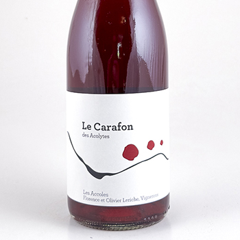 Vin de France Accoles le carafon des acolytes BIO 2023 75 cl Rouge
