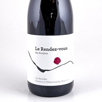 Vin de France Accoles le rendez vous des acolytes BIO 2022 75 cl Rouge