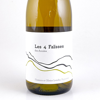 Vin de France Accoles les 4 faïsses, BIO 75 cl Blanc