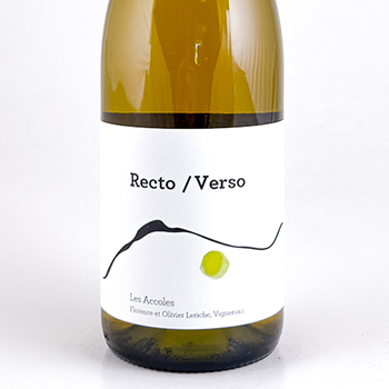 Vin de France Accoles recto verso BIO 75 cl Blanc