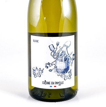 Vin de France Cuisine en Famille Les bras m'en tombent BIO 2024 75 cl Blanc