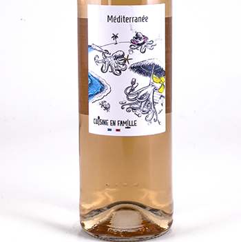Vin de France Cuisine en Famille Les bras m'en tombent BIO 2024 75 cl Rosé